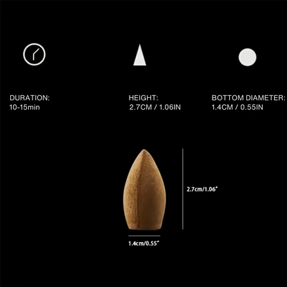 Natural Backflow Incense Cones – Mixed Aromas