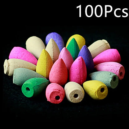 Natural Backflow Incense Cones – Mixed Aromas