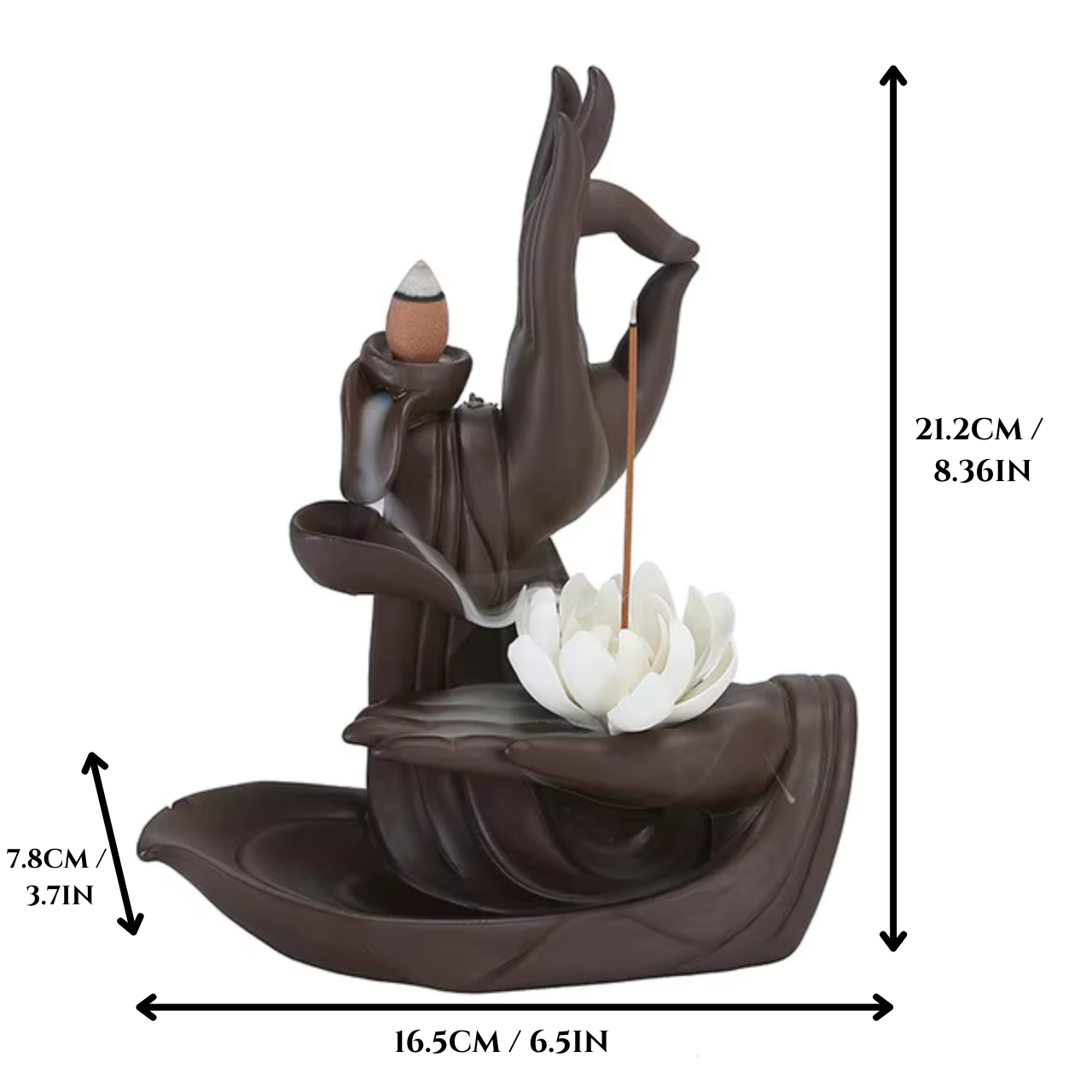 Lotus & Zen Designs - Elegant Backflow Incense Holders